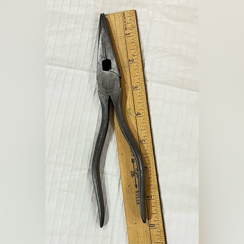 Gray Steel Pliers with Classic Design